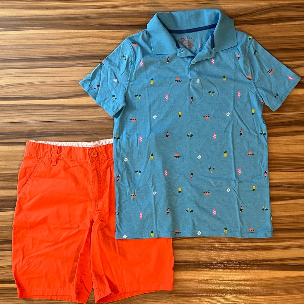 Boys Clothes NEW without Tags 2 Piece Bundle Target Cat & Jack Size XL(14) - Picture 3 of 9